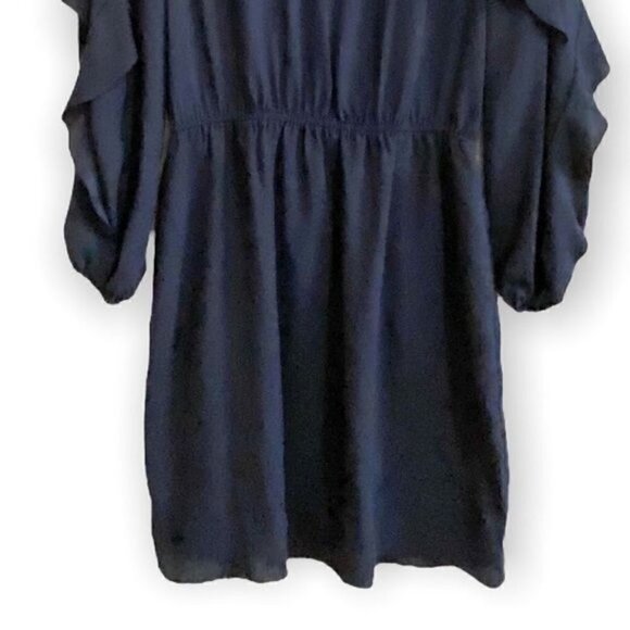 Mika & Gali Navy Blue dress with ruffles, size M - Picture 4 of 11